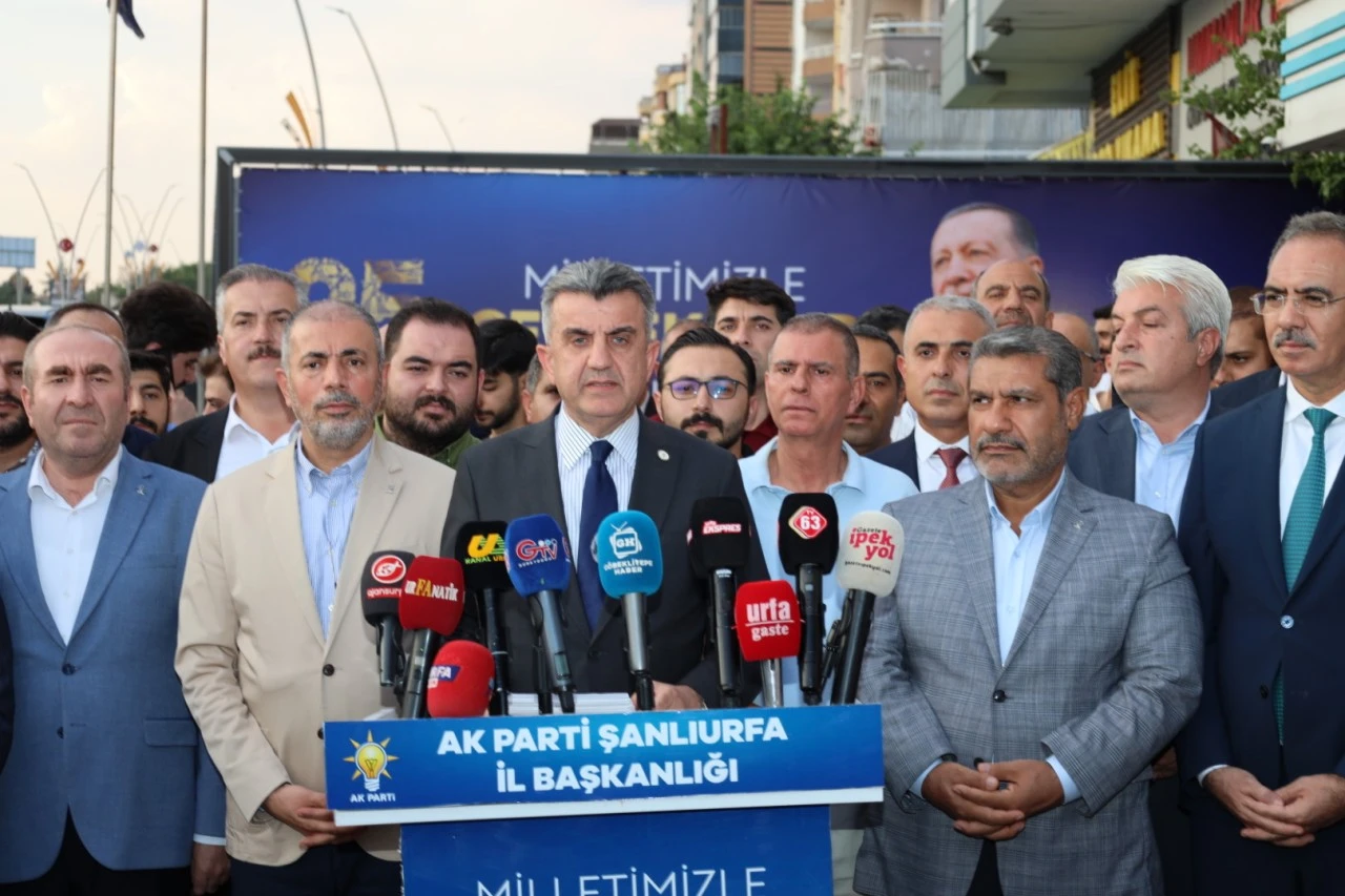 AK Parti Şanlıurfa teşkilatından 25. yıl a&ccedil;ıklaması