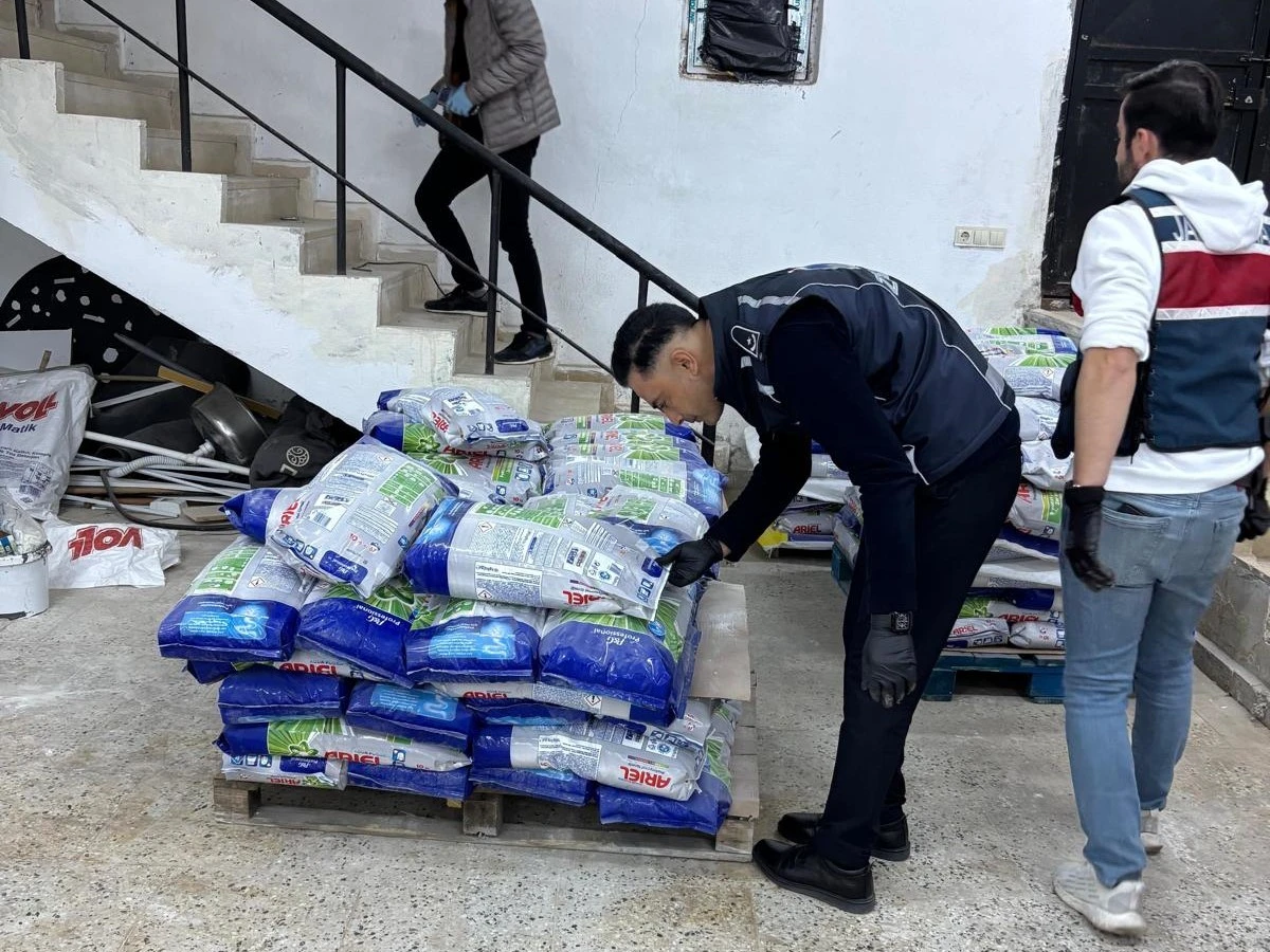 Eyyübiye’de Sahte Deterjan İmalathanesi Mühürlendi