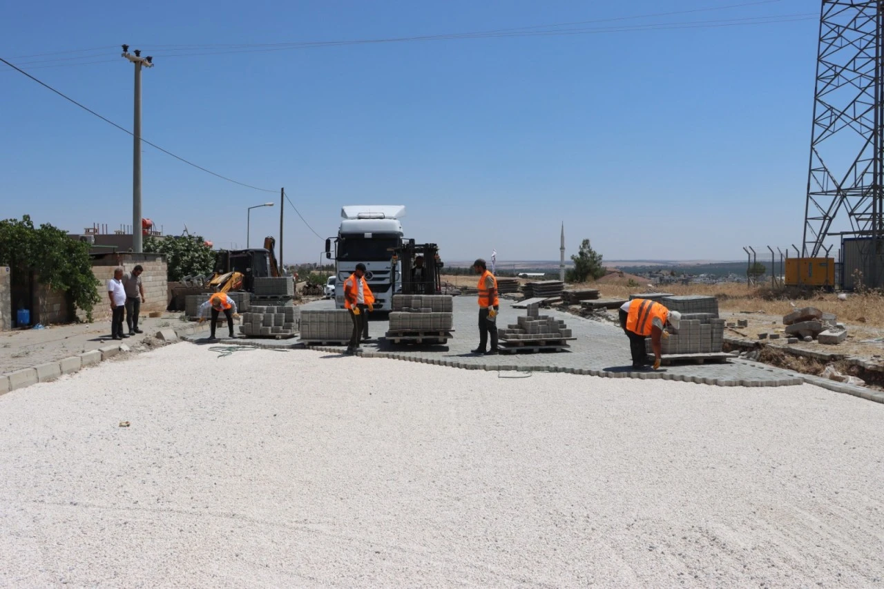 Halfeti&rsquo;de Mahalle Yolları Yenileniyor