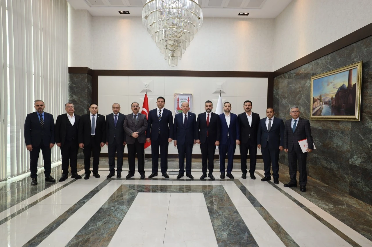 KKTC 5. Cumhurbaşkanı Ersin Tatar&rsquo;dan Şanlıurfa B&uuml;y&uuml;kşehir Belediyesi&rsquo;ne Ziyaret