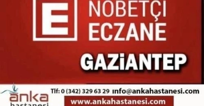 17 Nisan 2025 Perşembe günü Gaziantep’te Nöbetçi Eczaneler