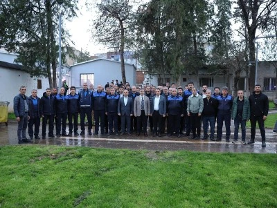 Başkan Bucak&rsquo;tan zabıta ekiplerine teşekk&uuml;r yemeği