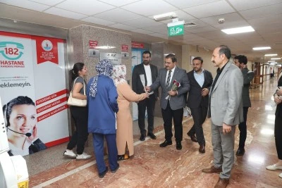 Başkan Canpolat ve AK Parti Heyetinden Hastane Ziyareti