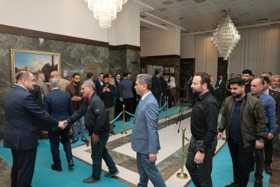 Başkan G&uuml;lpınar, B&uuml;y&uuml;kşehir Belediyesi Personeliyle Bayramlaştı