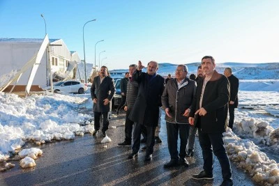 Başkan G&uuml;lpınar&rsquo;dan Kar Yağışından Zarar G&ouml;ren Esnafa Ge&ccedil;miş Olsun Ziyareti