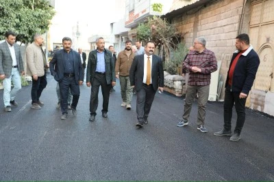 Başkan İnan, Yol Çalışmalarını İnceledi