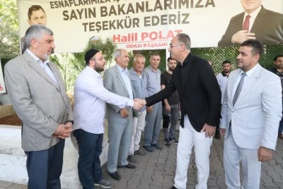 Başkan Kuş, Evren Sanayi Sitesi’nde Esnafla Buluştu