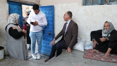 Başkan Kuş, Şıhmaksut’ta ev ev dolaştı