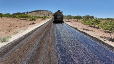 Birecik’te 8 Kilometrelik Grup Yolu Asfalta buluştu