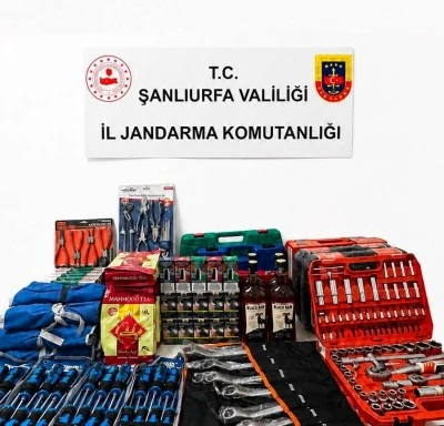 Birecik'te Jandarmadan Ka&ccedil;ak&ccedil;ılık Operasyonu