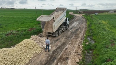 B&uuml;y&uuml;kşehir&rsquo;den Eyy&uuml;biye kırsalına 4 kilometrelik yol atağı