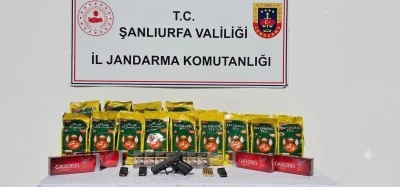 Ceylanpınar'da Ruhsatsız Silah ve Ka&ccedil;ak &Uuml;r&uuml;n Operasyonu