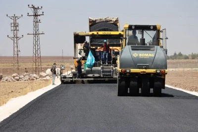 Ceylanpınar Kırsalında Yollar Modernleşiyor