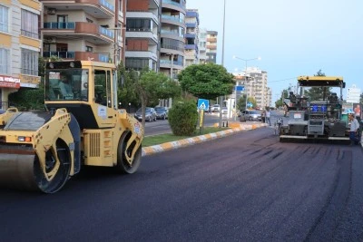 Deforme olan yollar yenileniyor