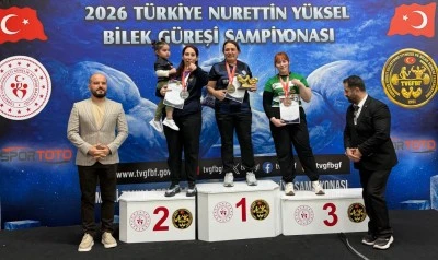 DEPSAŞ sporcuları T&uuml;rkiye Bilek G&uuml;reşi Şampiyonası&rsquo;na damga vurdu