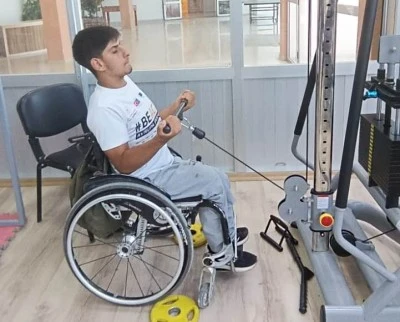 Engelli sporcuların spor kompleksi yenilendi
