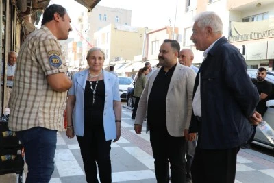 Eşbaşkanlar talepleri yerinde dinledi