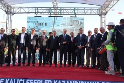 Eski Cezaevinin Yerine Yapılacak Eyy&uuml;biye Belediyesi Hizmet Binasının Temeli Atıldı