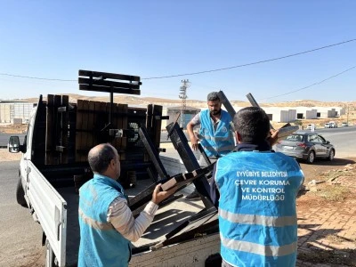 Eyyübiye Belediyesi, Park Mobilyalarını Kendi Atölyesinde Üretiyor