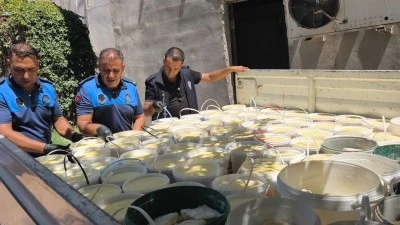 Eyyübiye’de Ruhsatsız ve Hijyensiz Süt Ürünleri İmalathanesine Baskın
