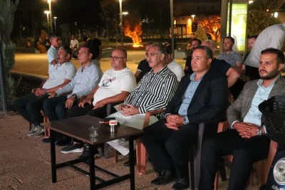 Eyyübiye Millet Bahçesi’nde Milli Maç Coşkusu