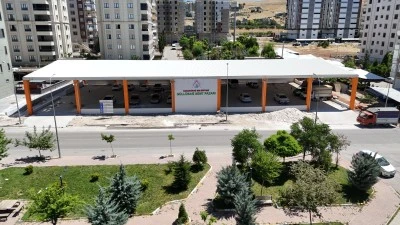 G&uuml;ll&uuml;bağ Modern Semt Pazarı Hizmete Hazırlanıyor