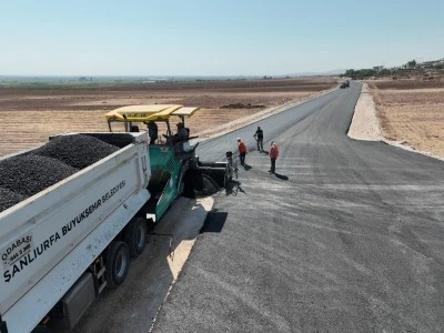   Eyyübiye kırsalında yol çalışmaları hızlandı