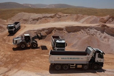 Haliliye Belediyesi Kendi Yol Yapım Malzemesini &Uuml;retiyor