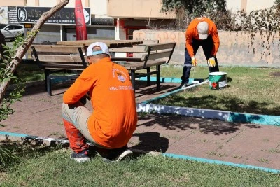 Haliliye&rsquo;de Parklar Yenileniyor, Yeşil Alanlar Modernleşiyor