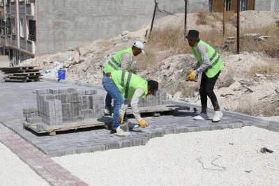 Haliliye’de üst yapı çalışmaları devam ediyor