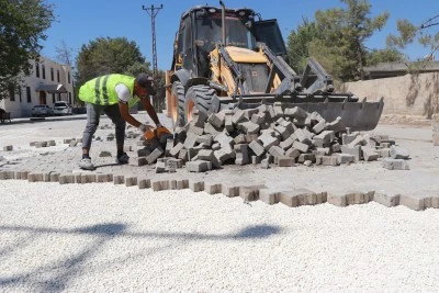 Haliliye’de Üst Yapı Çalışmalarıyla Mahalleler Yenileniyor