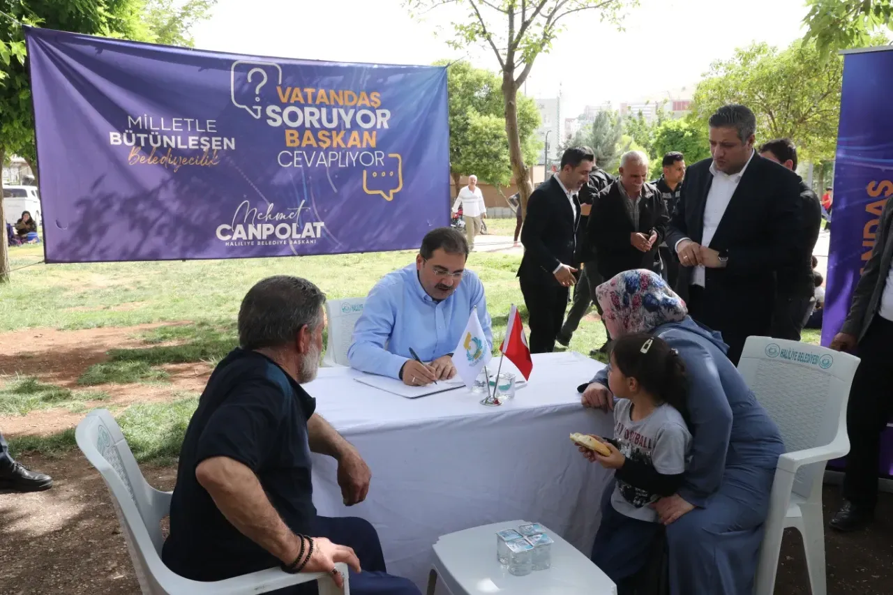 Haliliye’de “Vatandaş Soruyor, Başkan Cevaplıyor” Programı Süleymaniye’de Yoğun İlgi Gördü