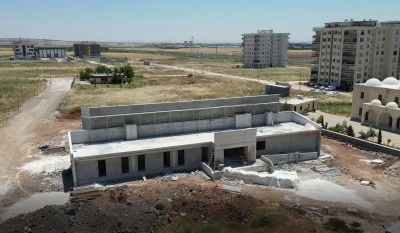 Haliliye&rsquo;de Yarı Olimpik Y&uuml;zme Havuzunda &Ccedil;alışmalar S&uuml;r&uuml;yor
