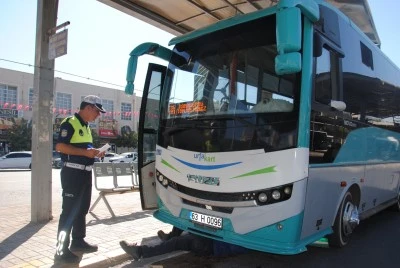 Halk Otobüslerine Havalı Korna Denetimi