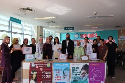 Harran Üniversitesi Hastanesi’nde “Emzirme Haftası” Etkinliği: Anne Sütü Hayattır