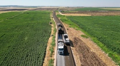Hilvan&rsquo;da 10 Kilometrelik Yol Yenileniyor