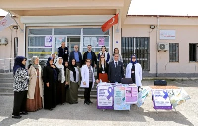 Hilvan&rsquo;da &Uuml;cretsiz Kanser Taraması Yapıldı