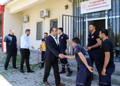 İl Sağlık Müdürü Berk'ten Bozova'ya ziyaret