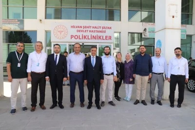 İl Sağlık Müdürü Dr. Erhan Berk’ten Siverek ve Hilvan’a Saha Ziyareti