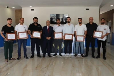 Karak&ouml;pr&uuml;'de Doğalgaza Ge&ccedil;en Fırınlara Teşekk&uuml;r Belgesi