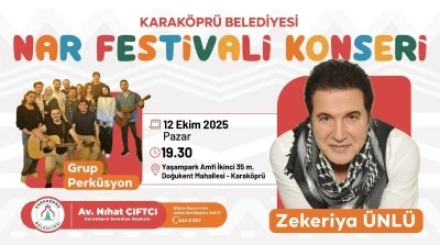 Karaköprü’de Nar Festivali 12 Ekim’de Başlıyor