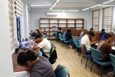 Karaköprü’de öğrenciler sessiz ve konforlu ortamda sınavlara hazırlanıyor
