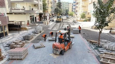 Karaköprü’de Prestij Sokak Çalışmaları Sürüyor
