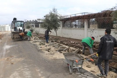 Karak&ouml;pr&uuml;&rsquo;de Yağış Sonrası Yol ve Kaldırım Seferberliği