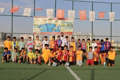 Karaköprü’de Yaz Futbol Kursuna Yoğun İlgi