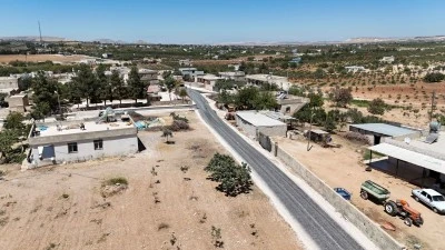 Karaköprü kırsalında yollar kışa hazırlanıyor