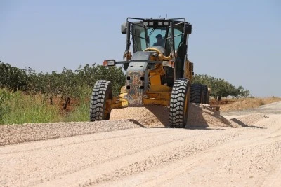 Şanlıurfa Büyükşehir’den Hilvan’da Yol Çalışması