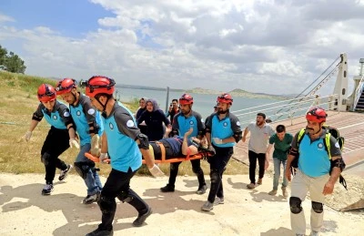 Şanlıurfa&rsquo;da Afetlere Hazırlık Tatbikatı D&uuml;zenlendi