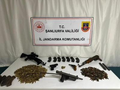 Şanlıurfa'da Çok Sayıda Silah ve Mühimmat Ele Geçirildi