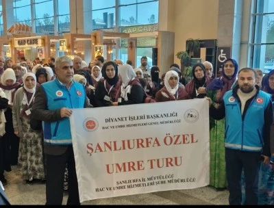 Şanlıurfa Kafilesi Dualarla Umreye Uğurlandı